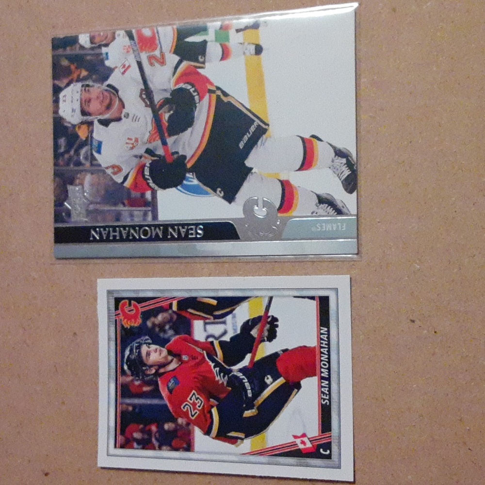 Sean Monahan Calgary Flames NHL Hockey Trading Cards & Sticker X 11 - Picture 9 of 16